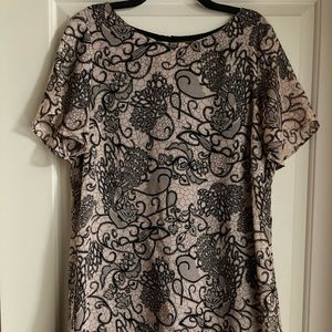 Avon Lace Mimic T-Shirt Dress